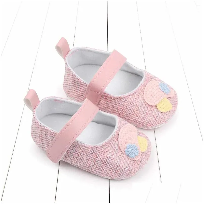 First Walkers Infant Girls Boys Slippers Breathable Shoes Non Slip Walking Crib Wedge For Size 5 Big Kids