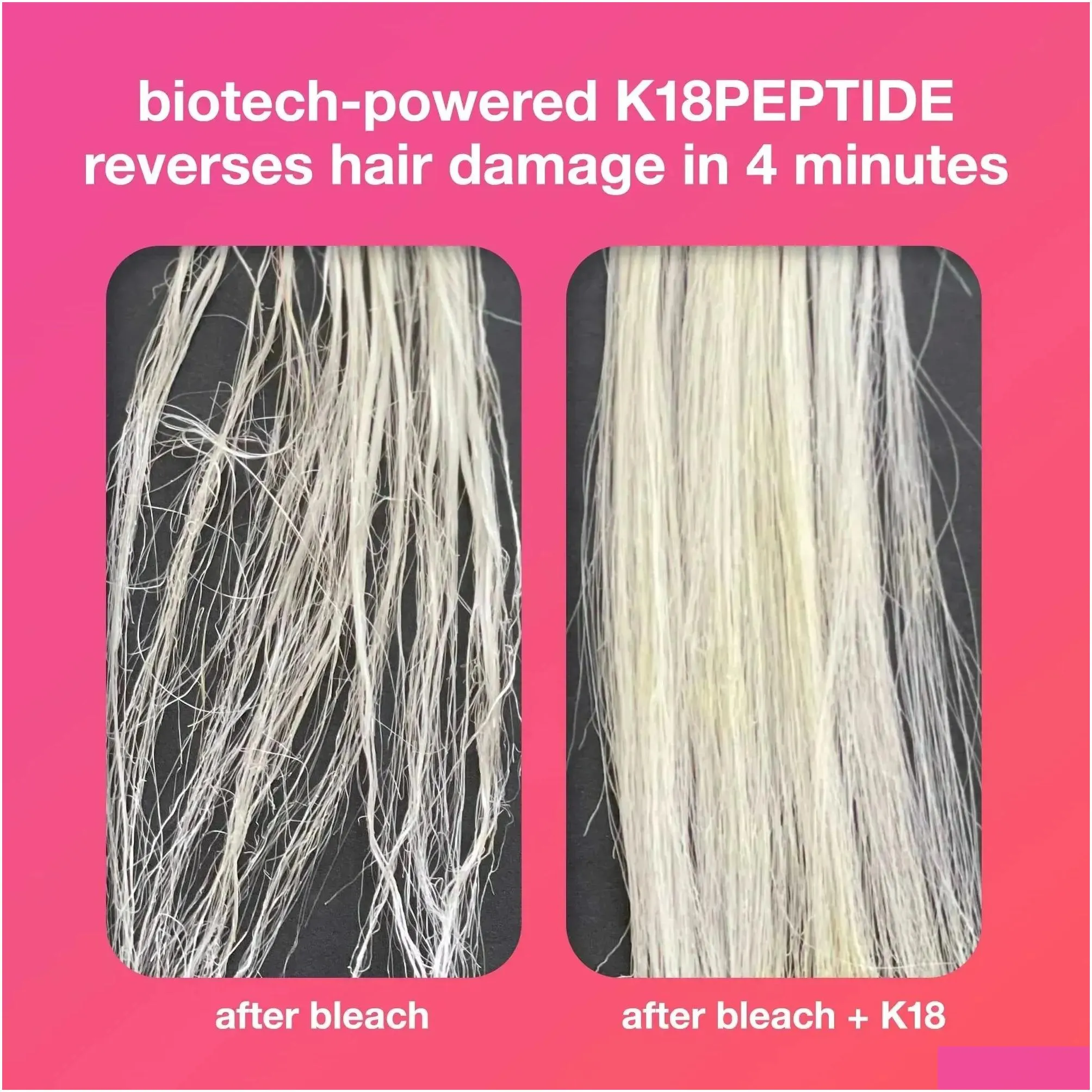 K18 Leave-In K18 Molecular Repair K18 Repair Hair Mask To Damage From Bleach Leave-in Repair 50ML