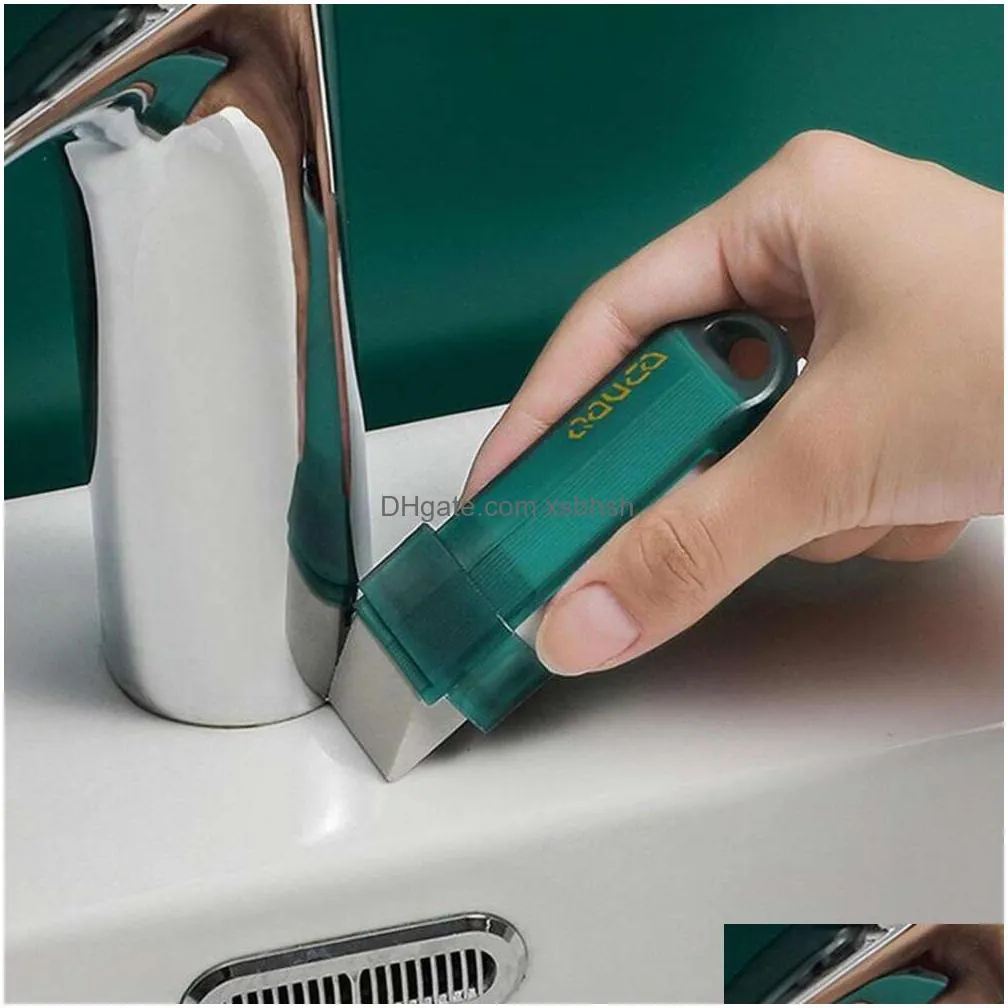  resuable stain remover rubber eraser kitchen faucet limescale eraser bathroom glass stain rust remover cleaning supplies
