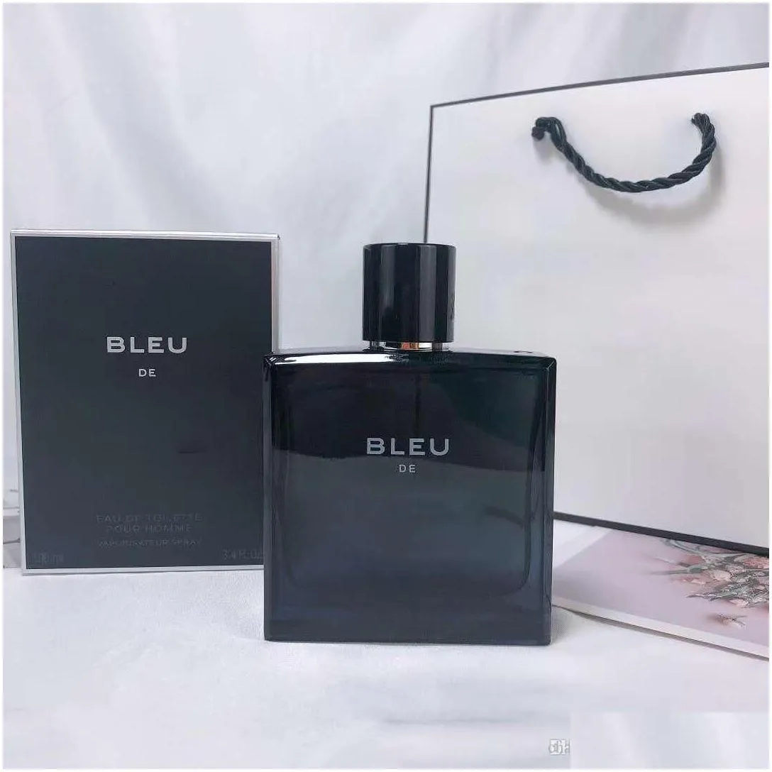 Brand Bleu Man Perfume Clone Fragrance for Men 100ml EAU De Parfum EDP Fragrances Nature Spray Designer Parfums Fast Delivery