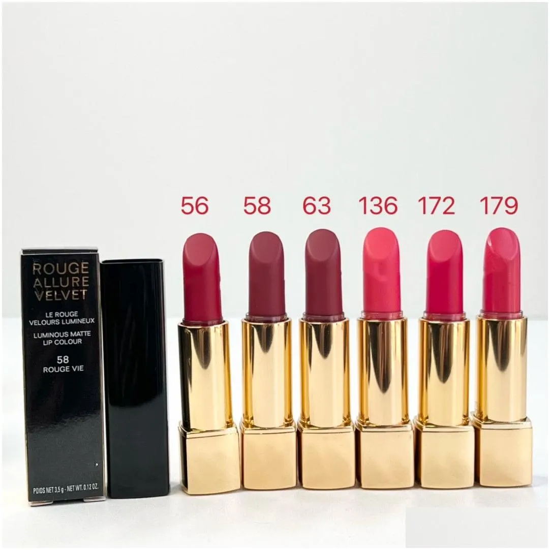 EPACK Rouge Allure Velvet Matte Lipstick Lip Colour 3g Lipcolour Lipstick Makeup Moisturizing Lip Cosmetic Waterproof 14colors