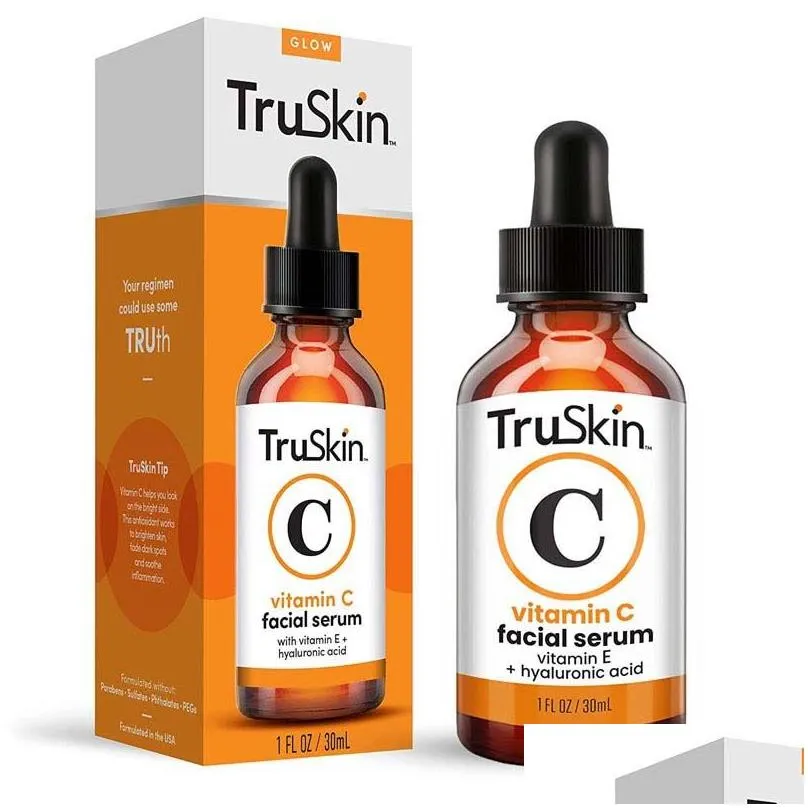 High Quality TruSkin The outer package has a sealing film  TruSkin C Serum Skin Care Face Serum free shipping DHL