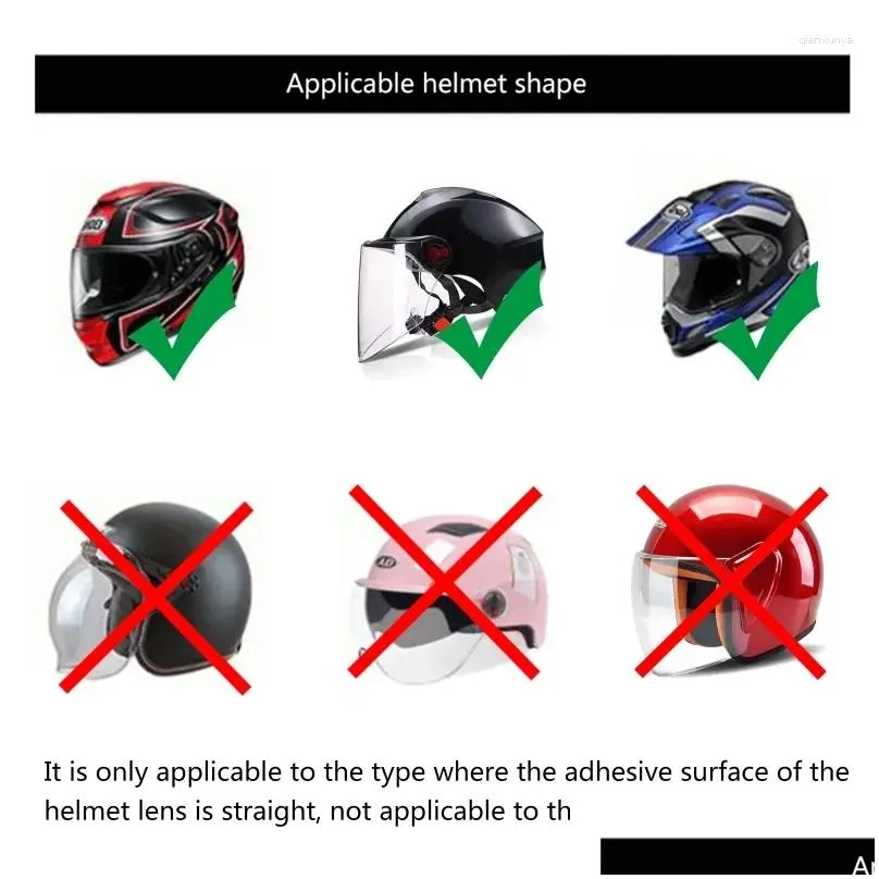 Motorcycle Helmets For K4 AX8 HJC Helmet Shield Anti-fog Len Film Coating Patch Screen