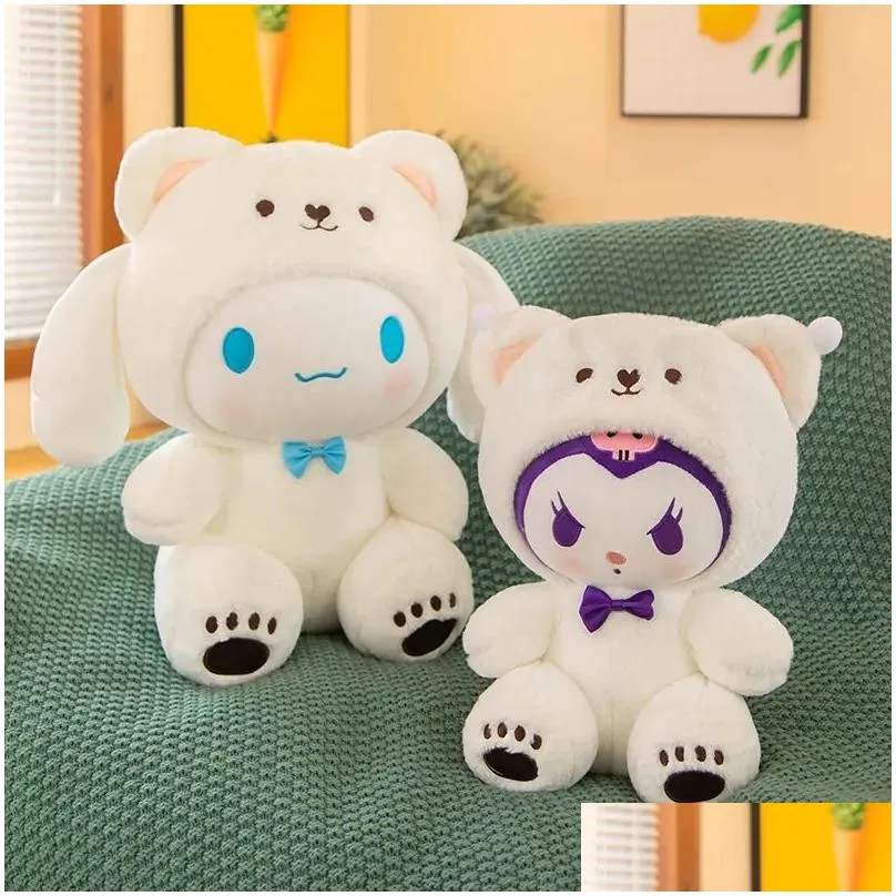 Wholesale cute white rabbit plush toys children`s games playmates holiday gifts room decoration