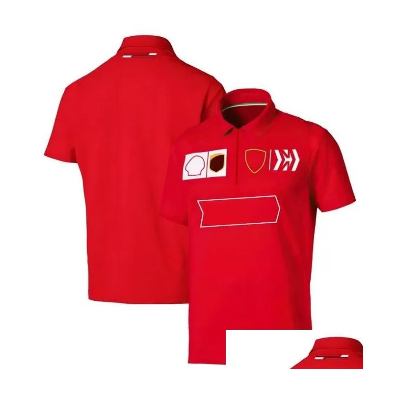 F1 Formula One racing polo suit summer team lapel T-shirt same style customization