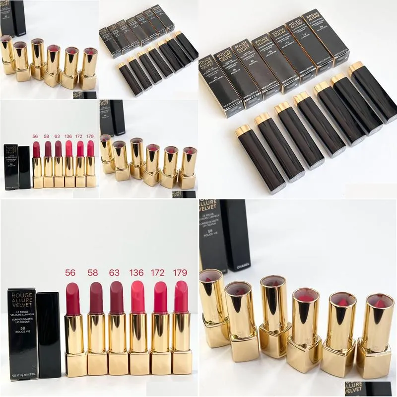 EPACK Rouge Allure Velvet Matte Lipstick Lip Colour 3g Lipcolour Lipstick Makeup Moisturizing Lip Cosmetic Waterproof 14colors