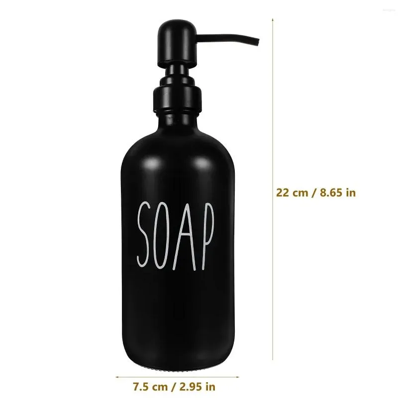 Liquid Soap Dispenser Bottled Kitchen Decore Portable Decoration For Bathrooms Glass Hand Pump