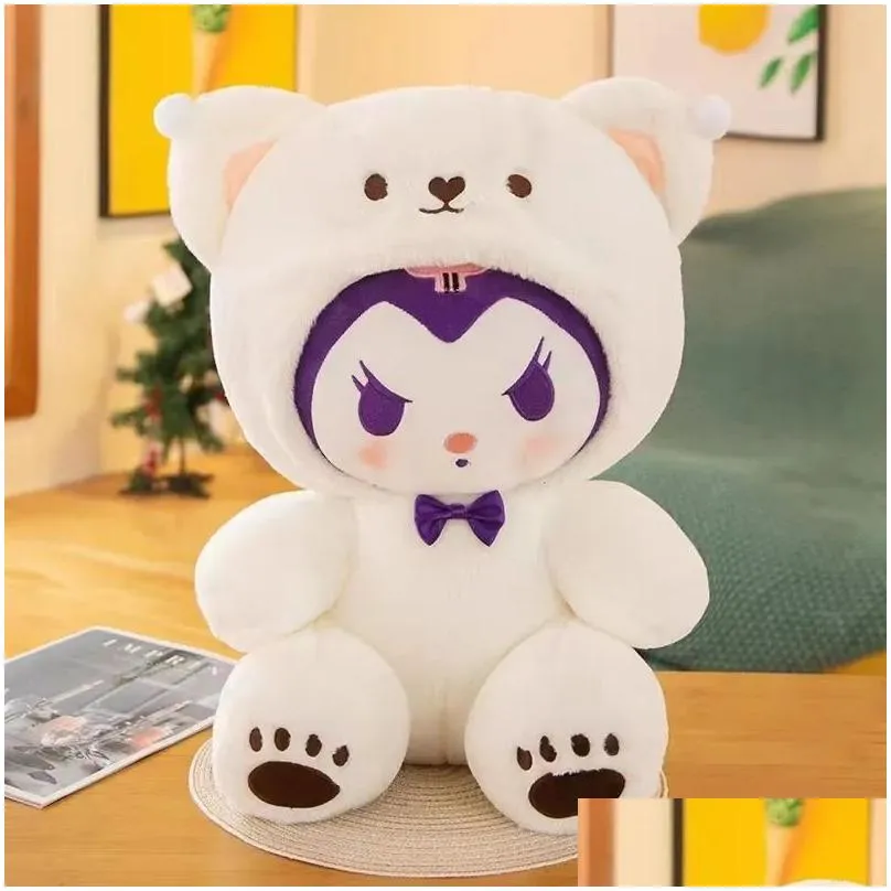 Wholesale cute white rabbit plush toys children`s games playmates holiday gifts room decoration