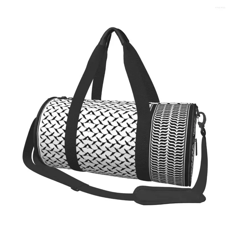 Outdoor Bags Keffiyeh Ramallah Sport Cool Large Capacity Gym Bag Waterproof Couple Printed Handbag Training Cute Fitness