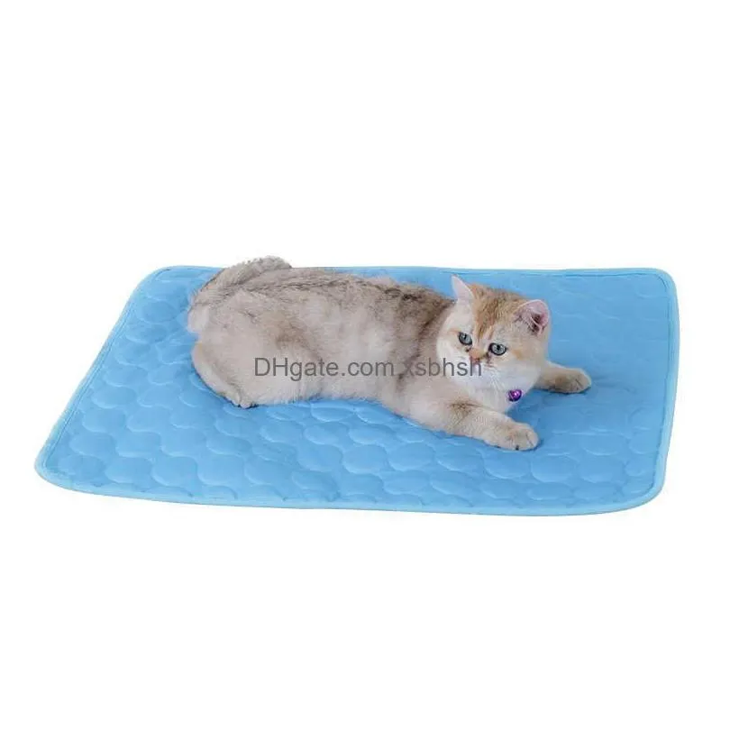  summer pet pad pet ice pad dog pad kennel silk pad cat cool pad pet supplies dog bed cat bed pet mat