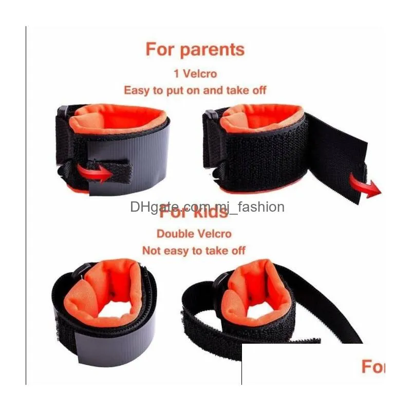 Outdoor Gadgets Outdoor Safety Gadgets Hiking Anti Lost Band Link Harness Toddler Child Kid Baby Wrist Strap Belt Drop Delivery Sports Dhzml