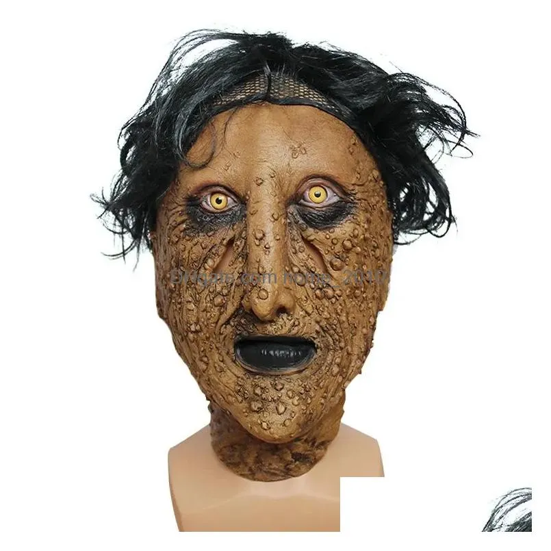 party masks halloween horror mask cosplay face scary masque masquerade latex horrible ghastly monster props 20217403936