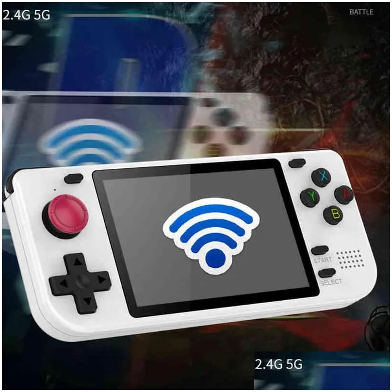 Portable Powkiddy Game Console 3.5 inch RGB10S Retro Handheld Video Games Consoles With Wifi Open Source Gaming Player Box Gift