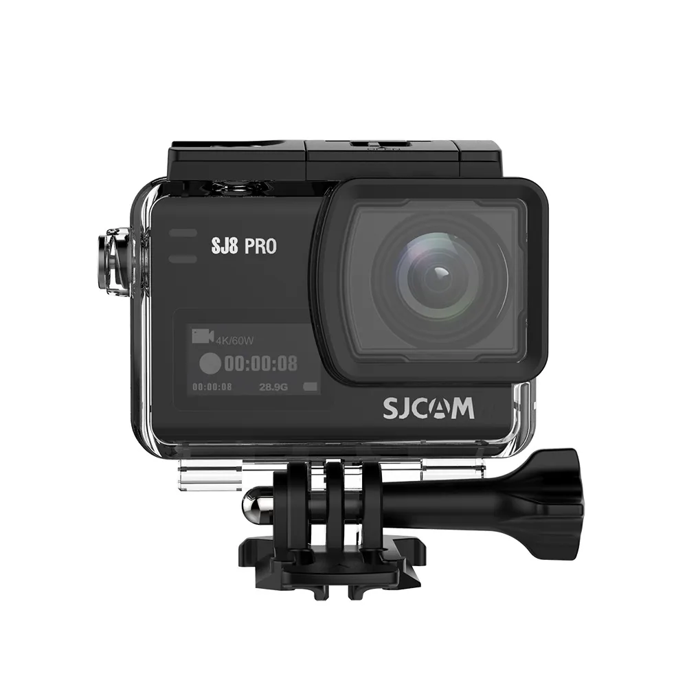 sjcamsj8pro sports waterproof camcorder camera touch screen hd 4k60fps amba eis anti-shake