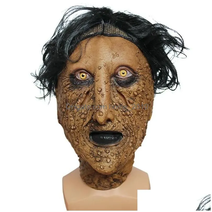 party masks halloween horror mask cosplay face scary masque masquerade latex horrible ghastly monster props 20217403936