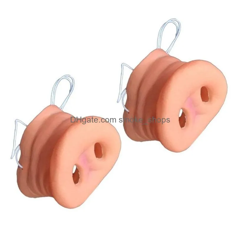 other event party supplies 2 pcs simulation pig nose with elastic band animal costume mask holloween party prop halloween costumes