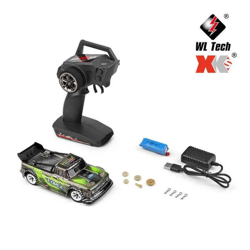 WLtoys 284131 1/28 2.4GHz RC Racing Car Short Truck Car RC Race Car 30km/h High Speed Kids Gift RTR With Metal Chassis AA220326