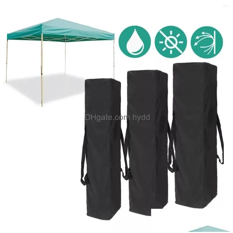 tents and shelters 210d polyester outdoor awnings tent storage bag black pavilion canopy handle design durable gazebo camping supplies