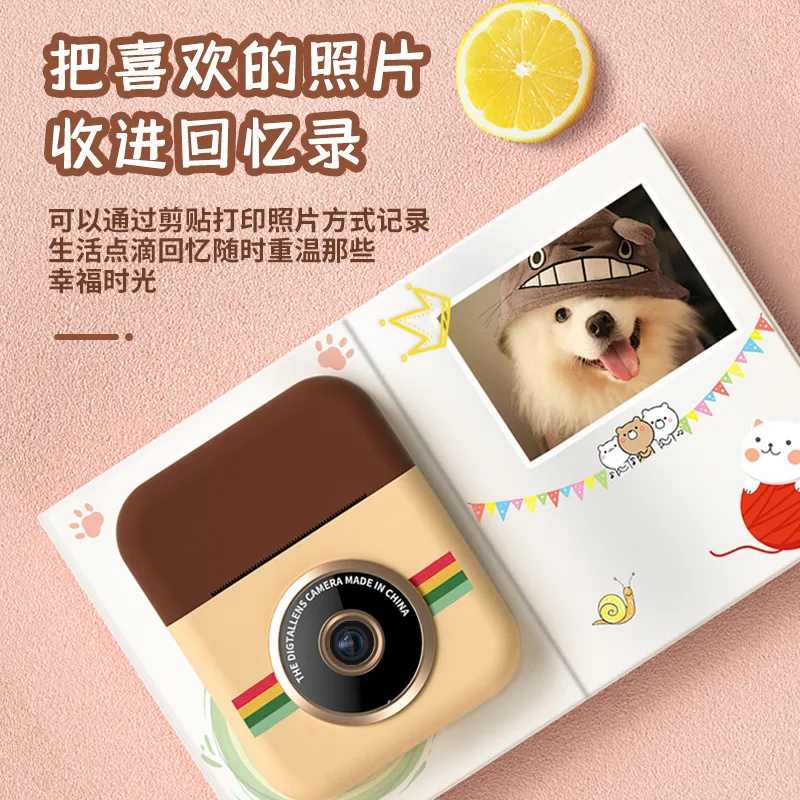 polaroid thermal printing childrens camera with dual front and rear cameras polaroid 2.4 ips hd