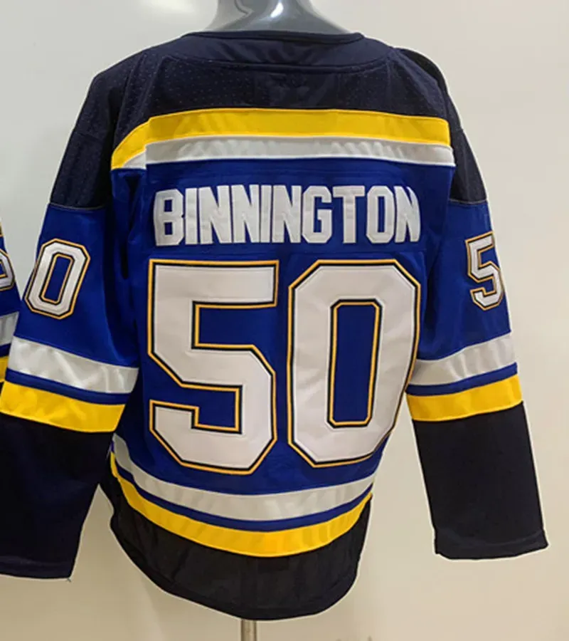 Vladimir Tarasenko Blue Hockey Jersey Robert Thomas Pavel Buchnevich Kyrou Binnington Ivan Barbashev Ryan O`Reilly Brayden Schenn Brett Hull Brandon Saad Parayko