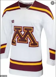 Hockey 2022 NCAA Frozen Four Championship  Golden Gophers Hockey Jersey Custom 1 Justen Close 2 Jackson LaCombe 4 Ben Brinkman 5 Matt