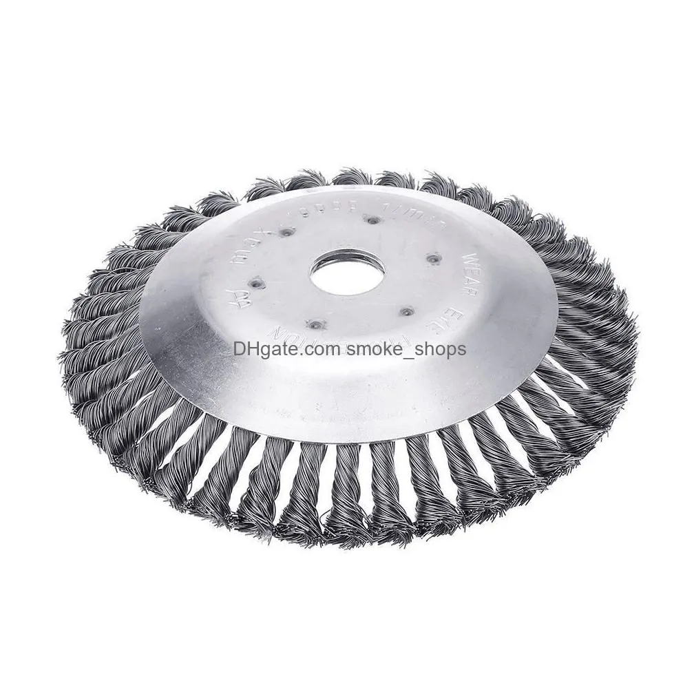 200mm steel wire trimmer head grass brush cutter dust removal grass plate for lawnmower t200115