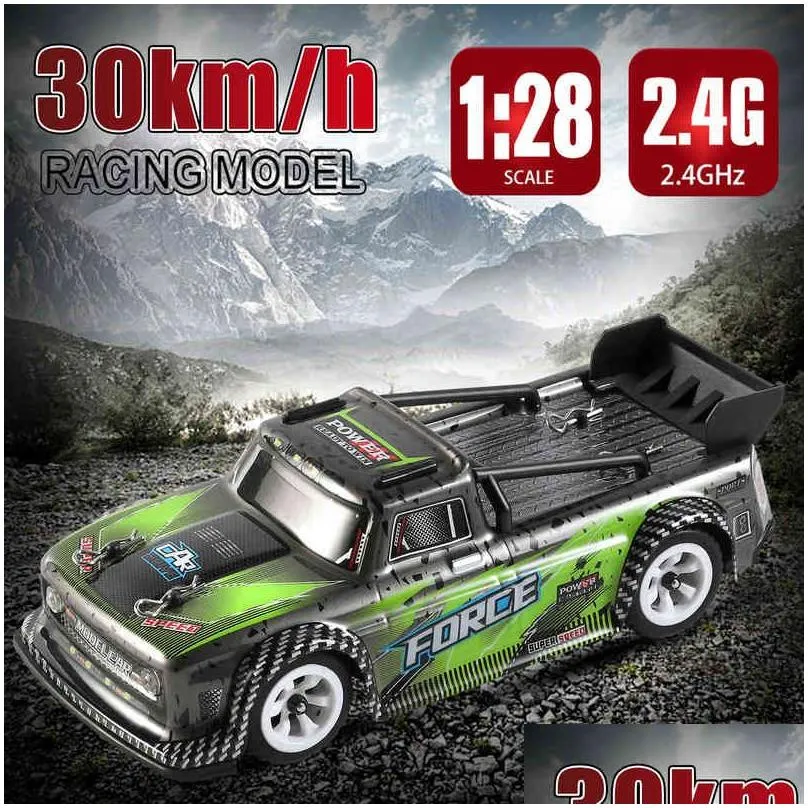 WLtoys 284131 1/28 2.4GHz RC Racing Car Short Truck Car RC Race Car 30km/h High Speed Kids Gift RTR With Metal Chassis AA220326