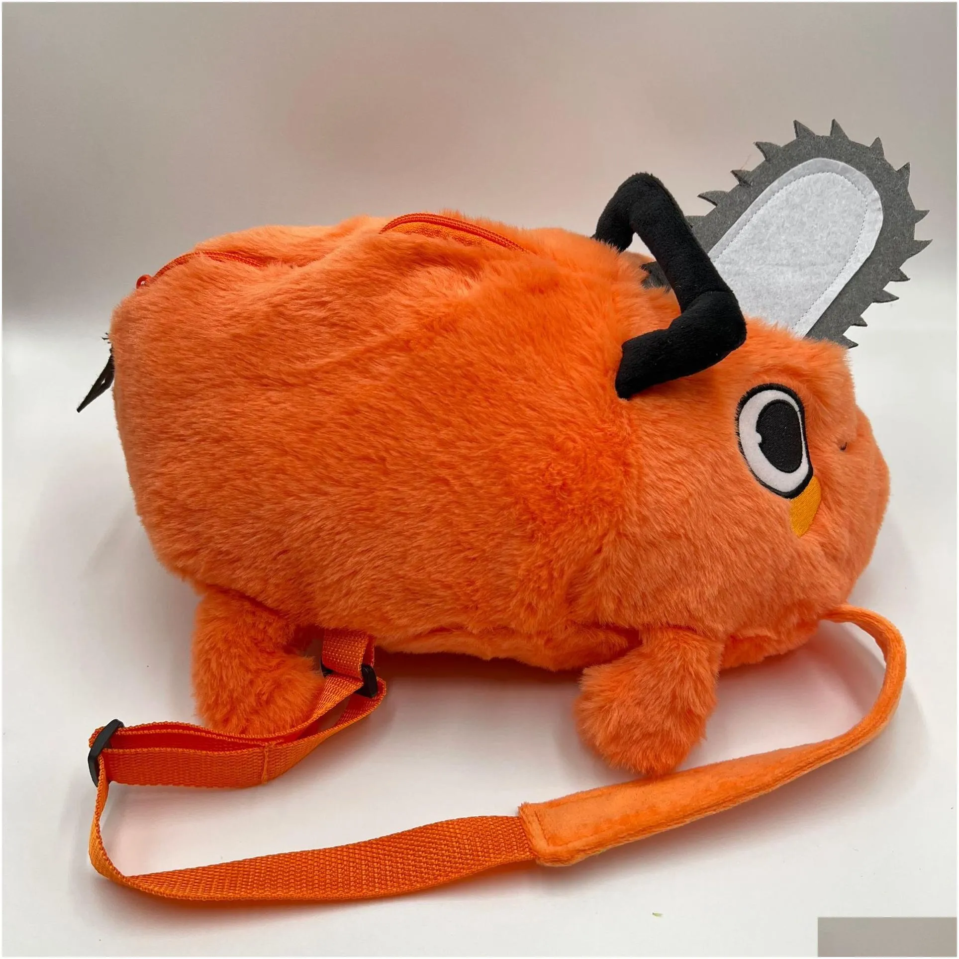 Chainsaw Man Filling Animal Plush Backpack Chainsaw Man Demon Bochita Doll Pigsaw Toy Gift Wholesale