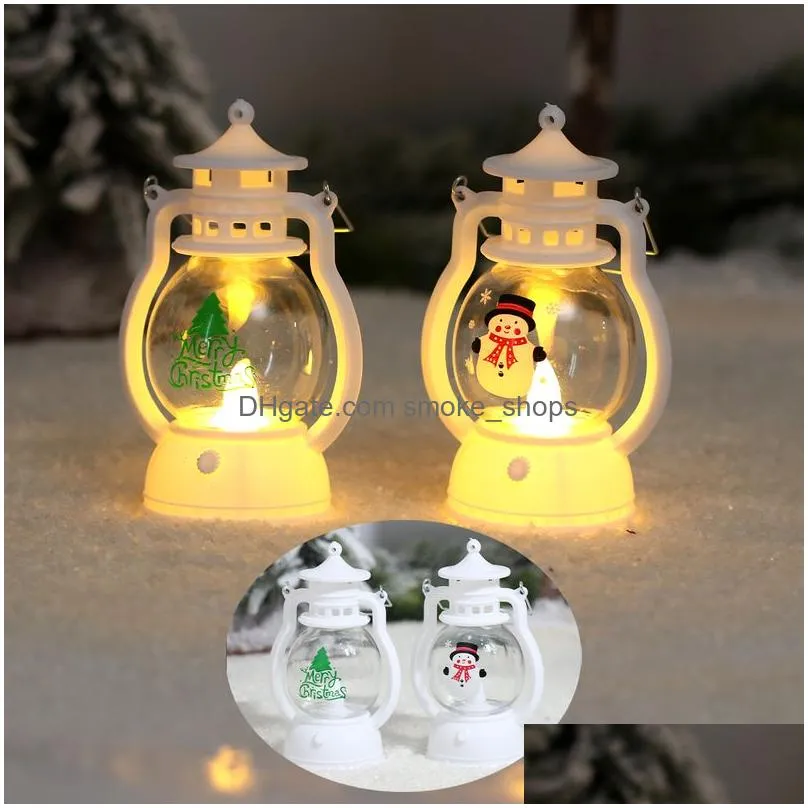 other event party supplies christmas toy decorations for home lantern led candle tea light candles xmas tree ornaments santa claus elk lamp kerst