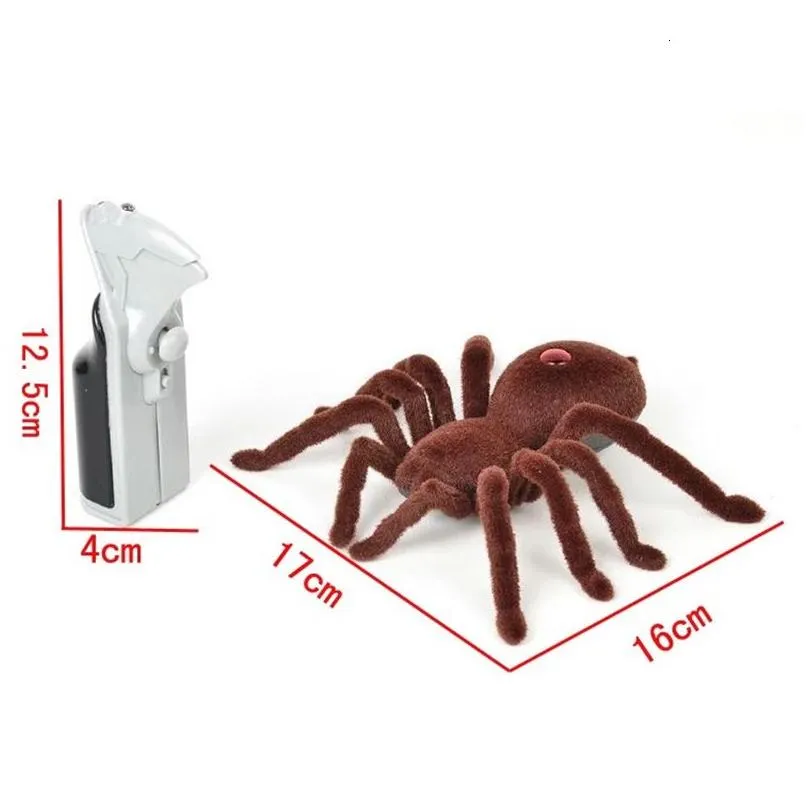 Dog Toys Chews Halloween Dog Toy Smart Simulated Spider with Remote Control Toys for Large Medium Small Dogs Interactive Dog Birthday Gift Toy