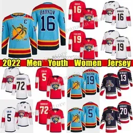 Hot #16 Aleksander Barkov Reverse Retro hockey Jersey````#5 Aaron Ekblad Panthers#19 Matthew Tkachuk Sergei Bobrovsky Patric Hornqvist Sam Reinhart