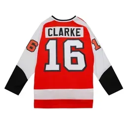 Bobby Clarke Stitched Hockey Jersey Mit74-75 Men Women Youth S-3XL retro jerseys