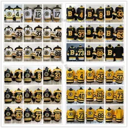 CUSTOM Reverse Retro Ice Hockey Jerseys 4 Bobby Orr 8 Cam Neely 33 Zdeno Chara 37 Patrice Bergeron 88 David Pastrnak 40 Tuukka Rask 63 Brad