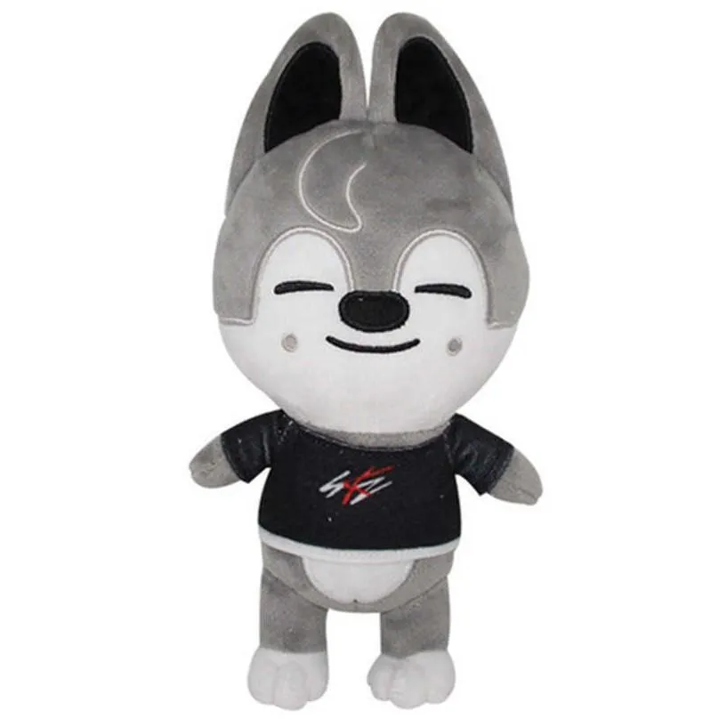 20cm Skzoo Plush Toys Stray Kids Cartoon Stuffed Animal Plushies Doll Wolf Chan Leebit Fox.ny Jiniret Puppym Kids Fans Gift 210825