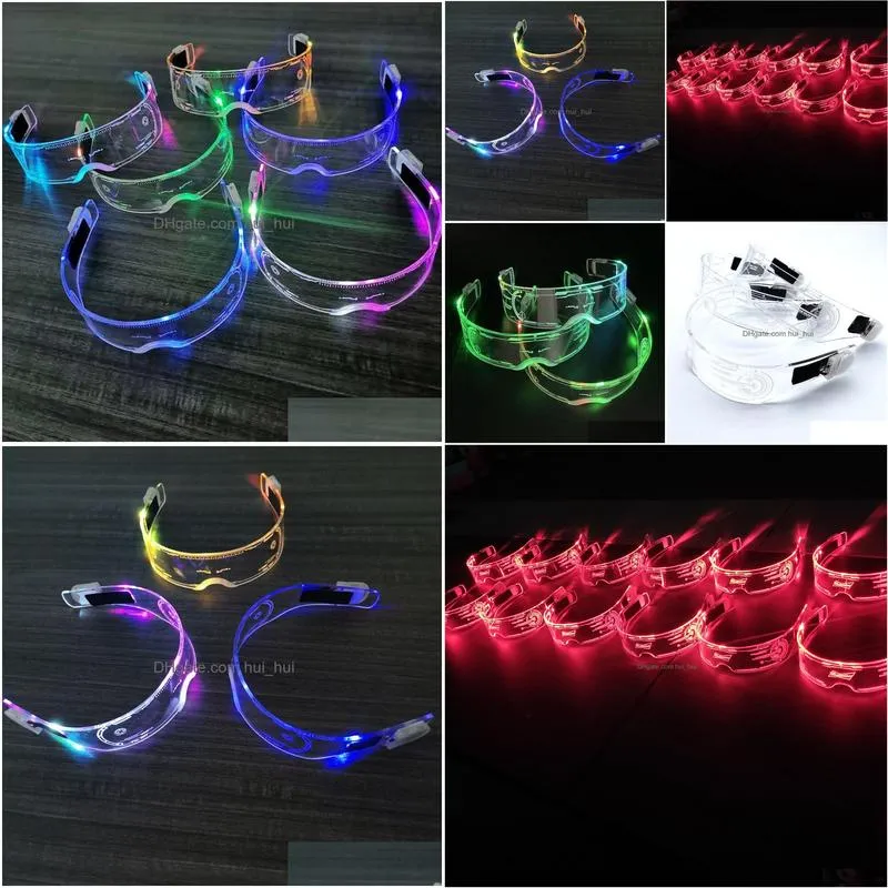 frames cross border goodies led trendy eyeglasses colorful luminous future sense of technology bar bouncing cheering bursting