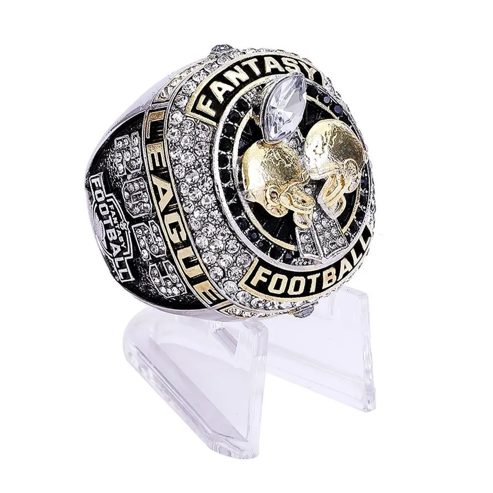 2023 fantasy football ring with stand full size 8-14 Drop Shipping