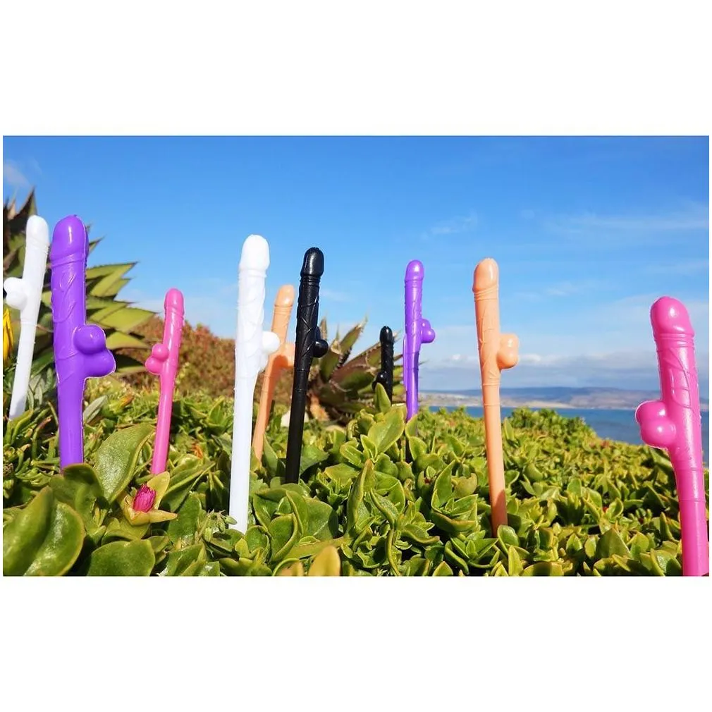 Naughty Sipping Straws Penis Shaped Drinking Straws for Hen / Girls Party Prom Bar/Pub Supply