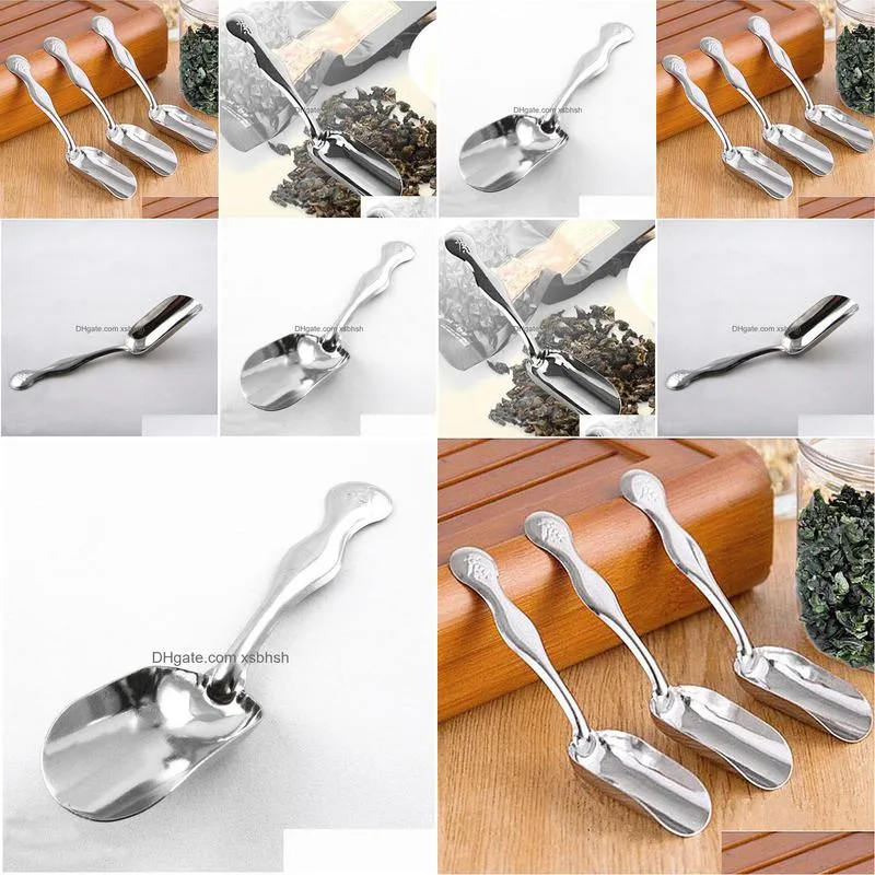 500 japanese-style minimalist stainless steel teaspoon tea shovel essential tea teaspoon tea spoon