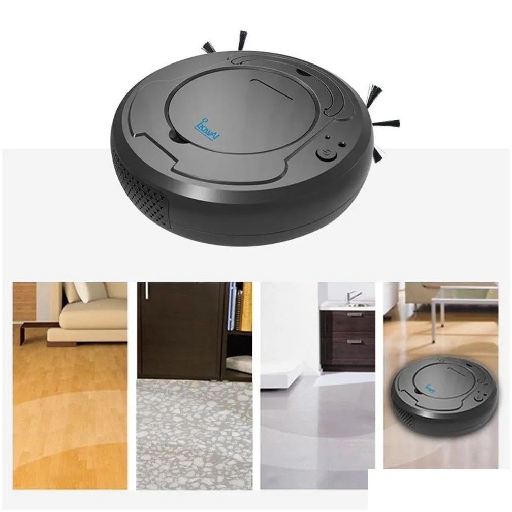 Home Automatic Robot Vacuum Cleaner Intelligent Smart Floor Sweeper Wet Mop Dust Sweeping Robotic Machine