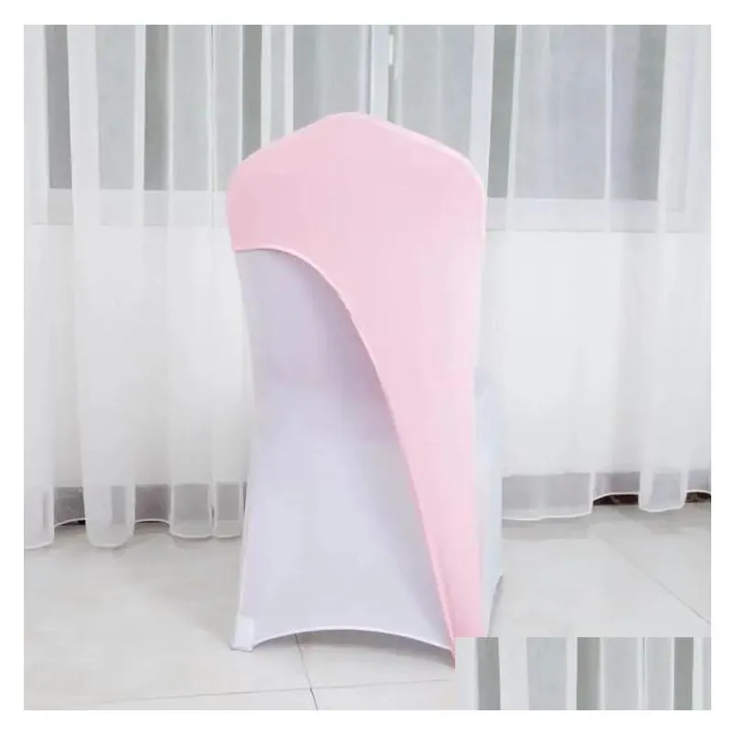 Other Festive & Party Supplies 100Pcs Spandex Chair Hoods Cap Hood Wedding Er For Event Decoration Sn4514 Drop Delivery Home Garden Fe Dhkrh