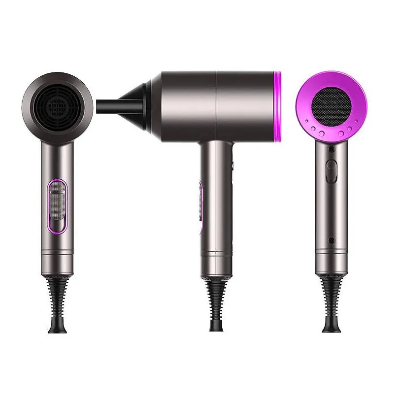 Winter Hair Dryer Negative Lonic Hammer Blower Electric Professional Hot Cold Wind Hairdryer Temperature Care Blowdryer