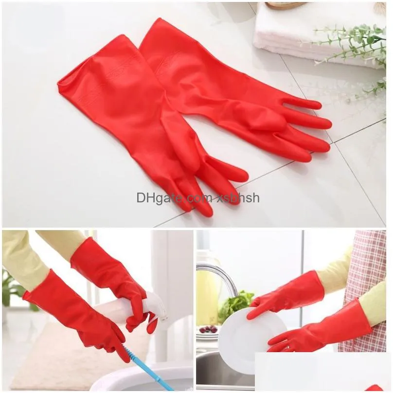 120pairs/lot dish washing pvc gloves household cleaning waterproof laundry housework gloves