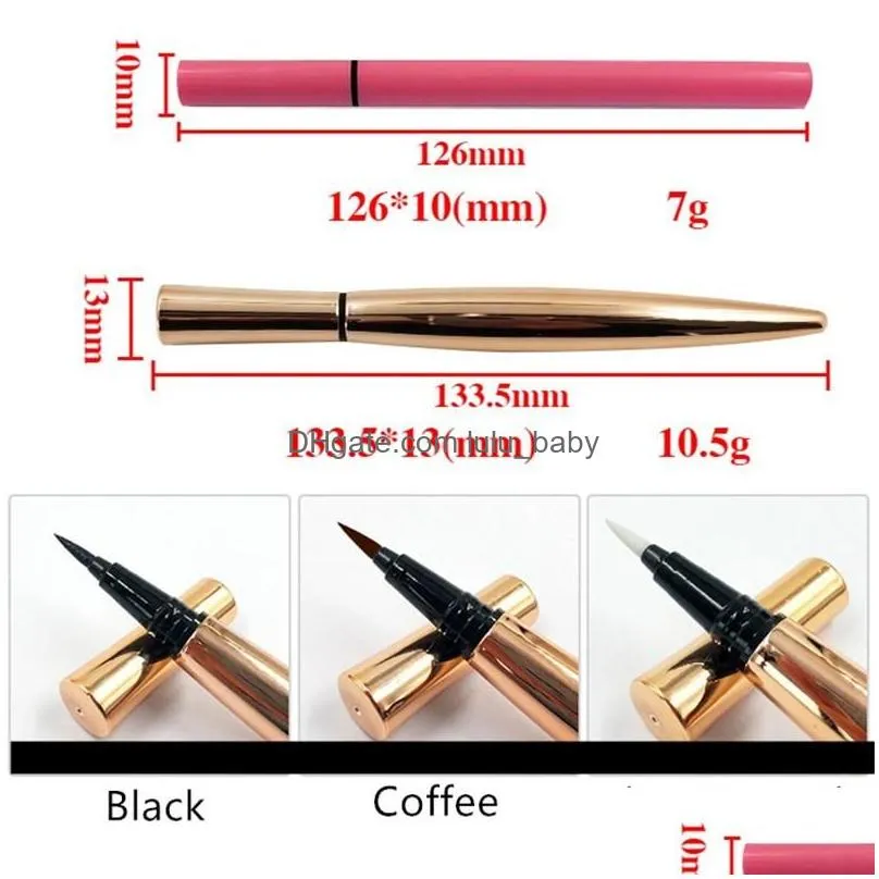  2 in 1 self adhesive eyeliner glue for false eyelashes no need glue to wear lashes liquid eyeliner strong self-adhesive eyelash