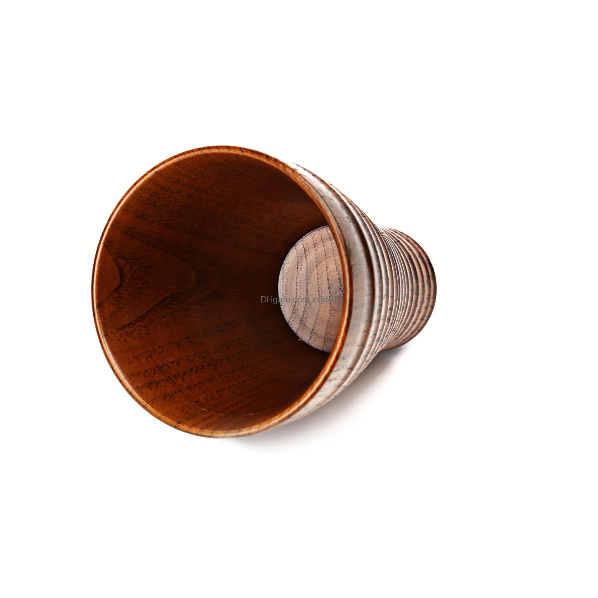 high quality hand-made wooden cup for water beer coffee drinkware cups wood cups teacups teaware kitchen accessories