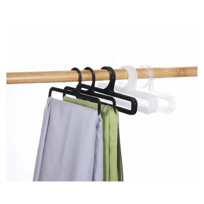 300pcs plastic scarf hanger rectangle silk scraves cape wraps shawls towels tie display hanger rack holder sn4553