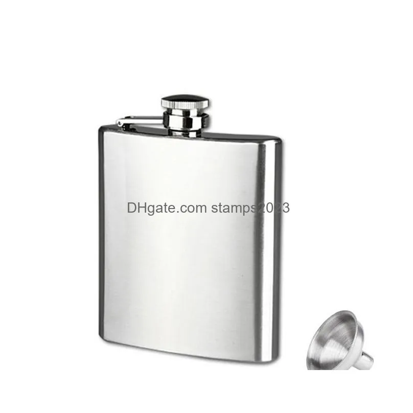 Hip Flasks Stainless Steel Mini Liquor Hip Flask Flagon High Quality Portable Wine Whisky Pot Bottle Drinkware For Drinker Many Capaci Dh9R7