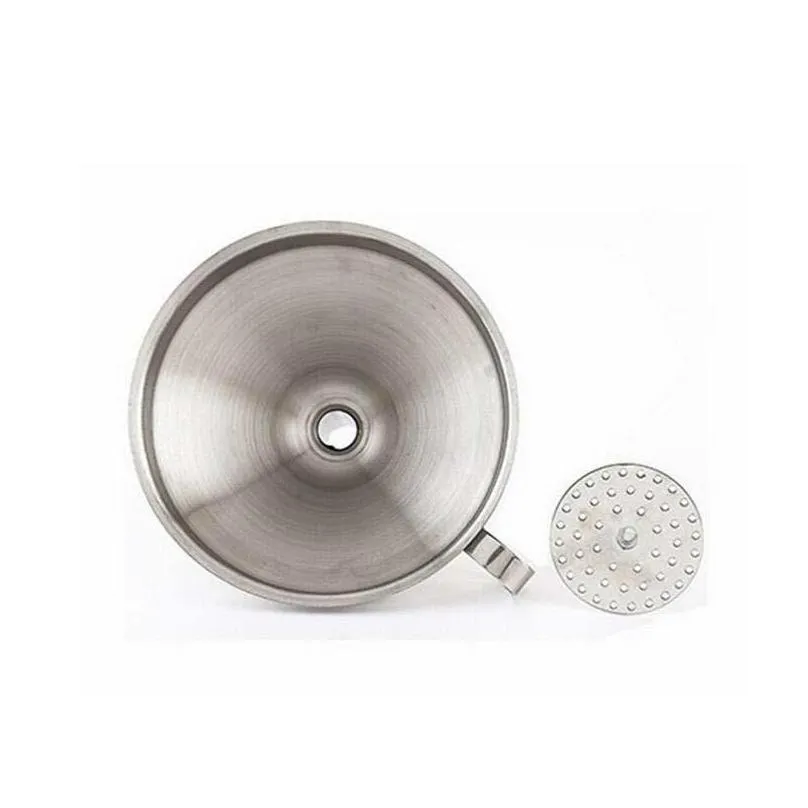 Other Kitchen Tools Functional Stainless Steel Kitchen Tools Oil Honey Funnel With Detachable Strainer Filter For Liquid Water Tool Dr Dhhya