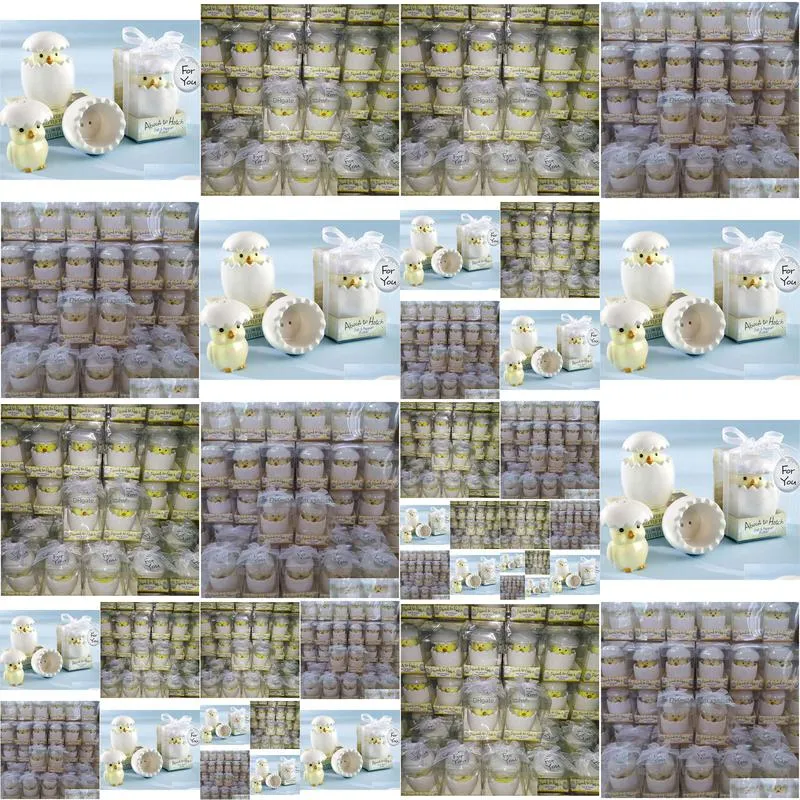 80sets fashion wedding supplies and gifts of about to hatch chick salt pepper shakers birthday baby shower souvenirs