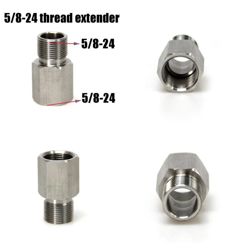 5/8-24 Thread Extender 35mm Long Fuel Filter Stainless Steel Thread Extension Female To Male Solvent Trap Adapter for Napa 4003 Wix