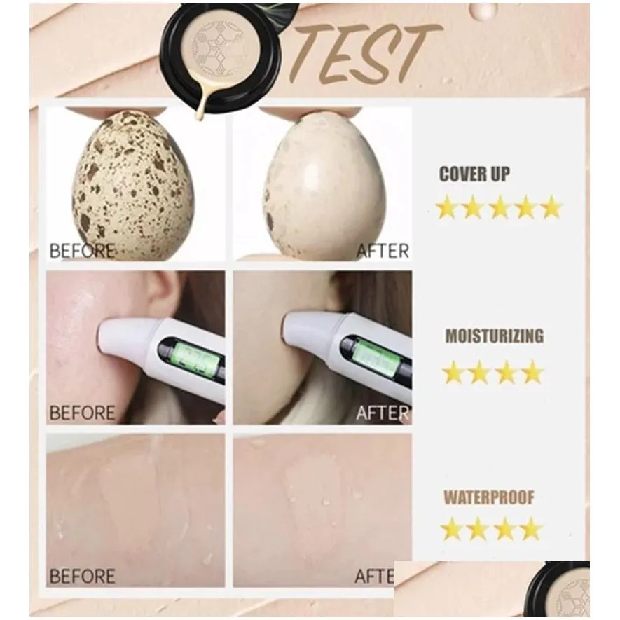 BB Creams Wholesale BB Air Cushion Foundation Mushroom Head CC Cream Concealer Whitening Makeup Cosmetics Waterproof Brighten Face Base